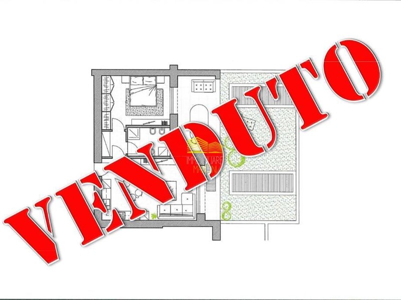 Bilocale in Vendita a Trezzo sull'Adda, 146'000€, 78 m²