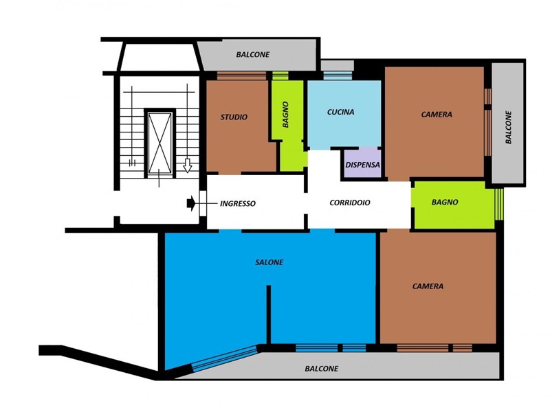 Appartamento in Vendita a Ascoli Piceno, 230'000€, 165 m²