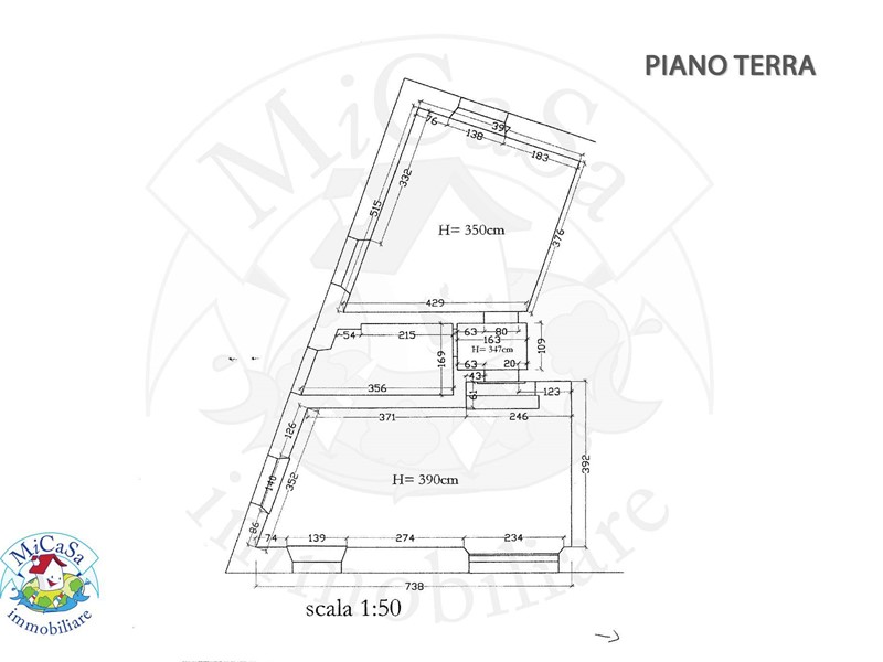Immobile commerciale in Vendita a Pisa, 120'000€, 52 m²
