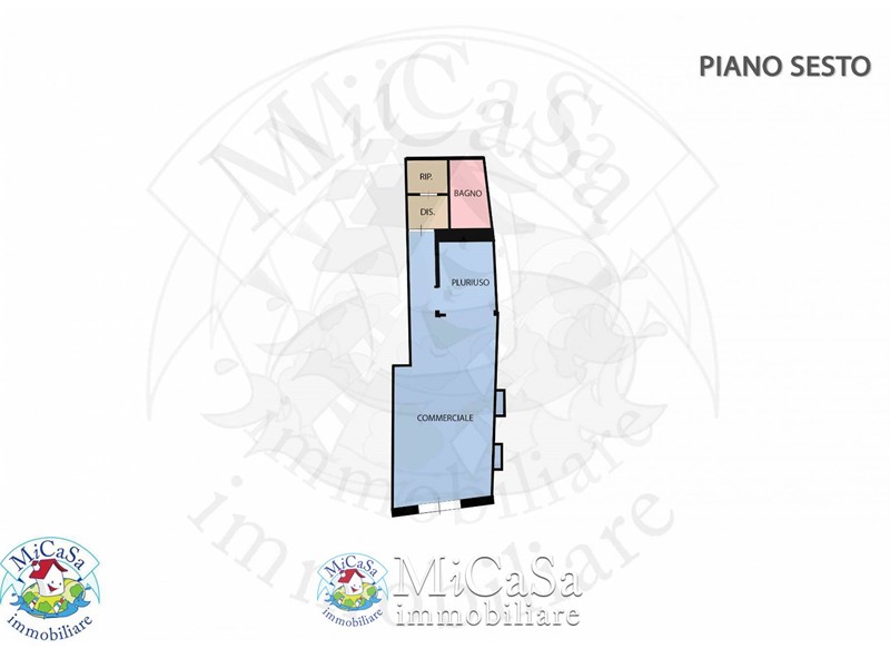 Immobile commerciale in Vendita a Pisa, 105'000€, 52 m²