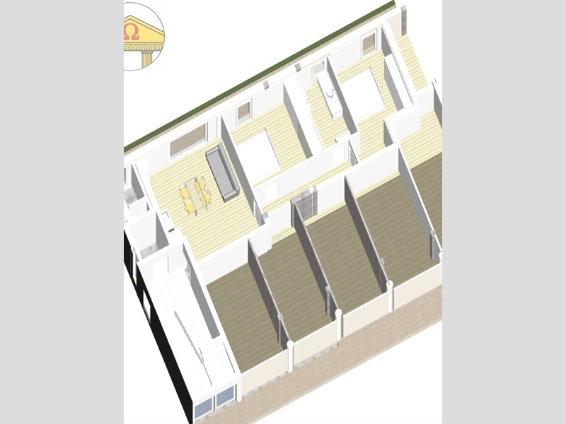 Trilocale in Vendita a Treviso, 260'000€, 93 m²