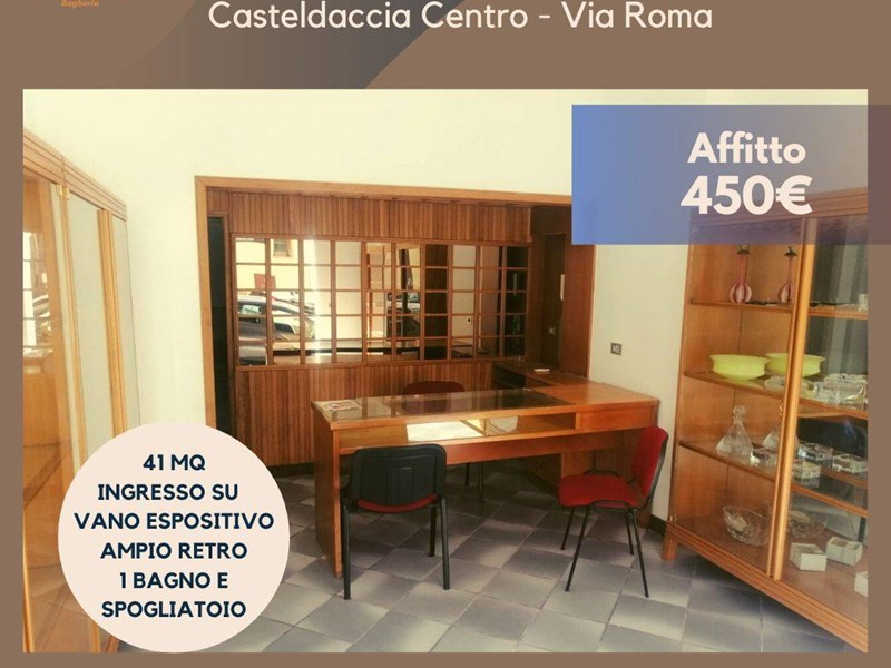 Immobile commerciale in Affitto a Casteldaccia, 450€, 41 m²