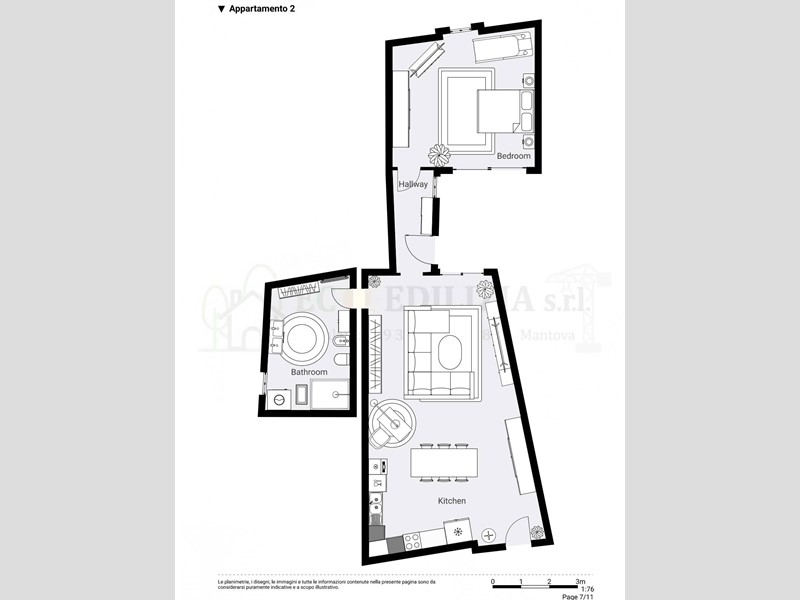 Bilocale in Vendita a Volta Mantovana, 244'000&euro;, 119 m²
