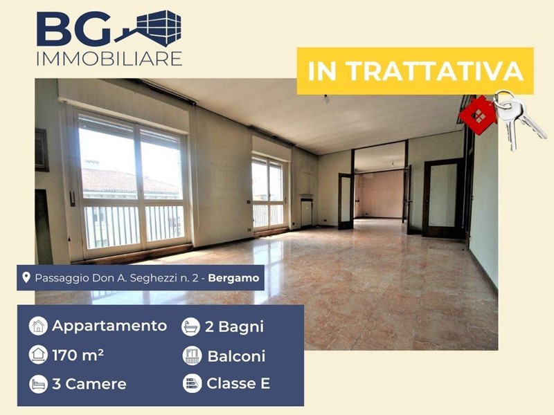 Quadrilocale in Vendita a Bergamo, 450'000&euro;, 170 m²
