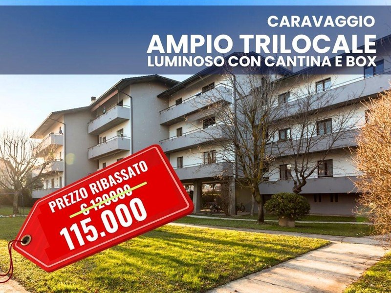 Trilocale in Vendita a Caravaggio, 115'000€, 98 m²