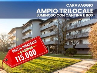 Trilocale in Vendita a Caravaggio, 115'000€, 98 m²