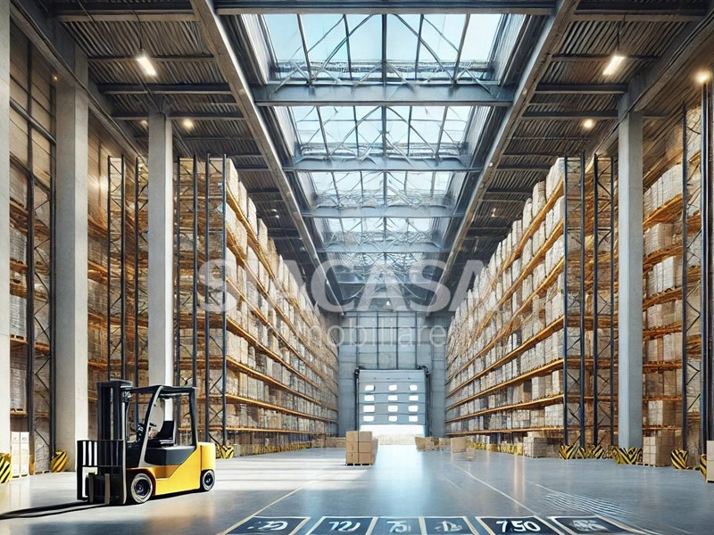 Capannone in Affitto a Mezzago, 8'334&euro;, 1767 m²