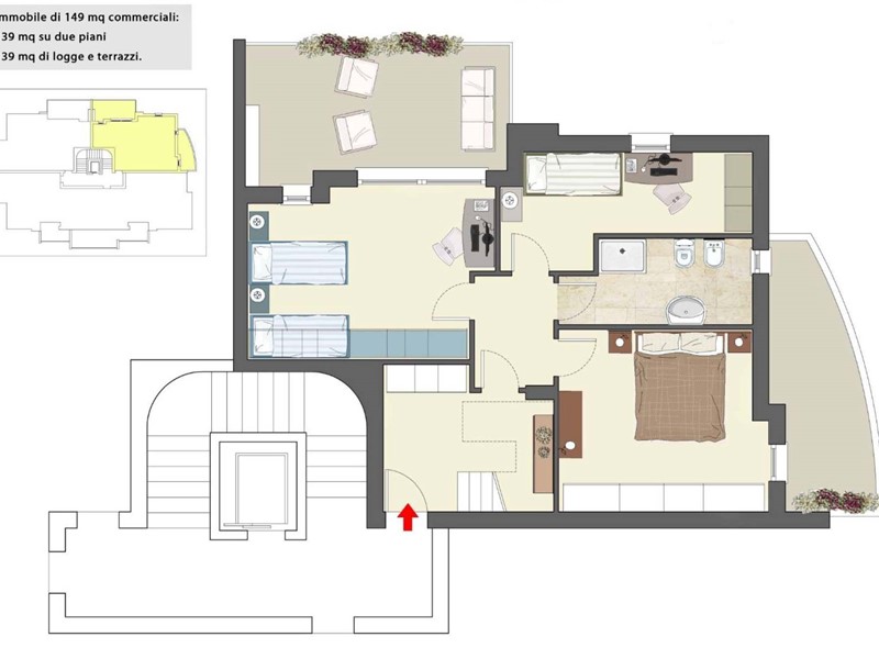 Villa in Vendita a Pesaro, 330'000&euro;, 139 m²