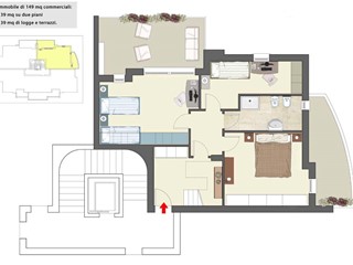 Villa in Vendita a Pesaro, 330'000&euro;, 139 m²