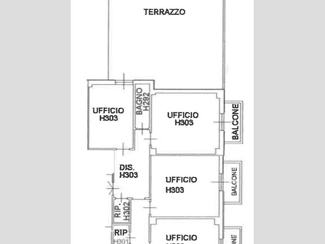 Ufficio in Affitto a Pesaro, 1'000€, 120 m²