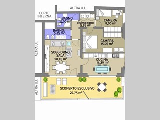 Quadrilocale in Vendita a Pesaro, 180'000&euro;, 96 m²