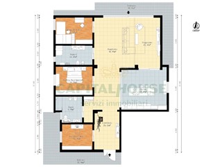 Casa Semi Indipendente in Vendita a Saviano, 236'000€, 200 m²