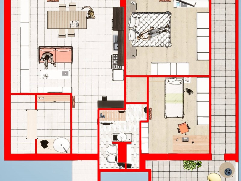 Quadrilocale in Vendita a Monsampolo del Tronto, 98'000€, 84 m²