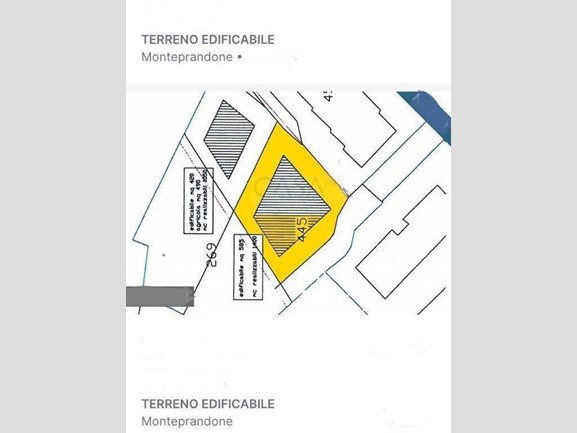 Terreno edificabile in Vendita a Monteprandone, 70'000€, 585 m²