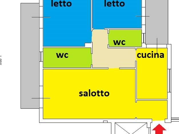 Appartamento in Vendita a Eboli, 135'000€, 110 m²