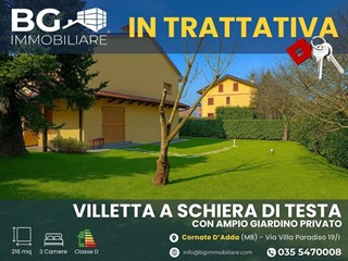 Villetta a schiera in Vendita a Cornate d'Adda, 290'000&euro;, 216 m²