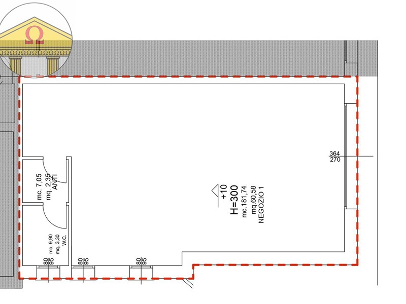 Negozio in Vendita a Ponzano Veneto, 110'000€, 80 m²
