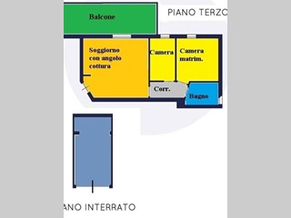 Trilocale in Vendita a Riccione, 298'000€, 72 m², con Box