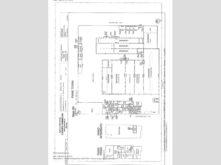 Capannone in Vendita a Brescia, 3'200'000€, 7624 m²