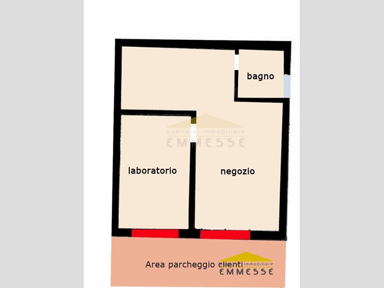 Negozio in Vendita a Massa, 120'000€, 80 m²