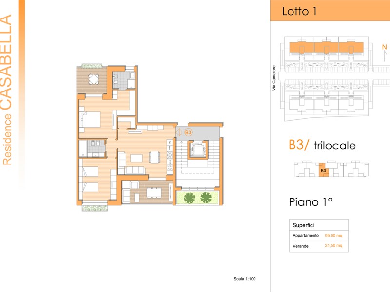 Trilocale in Vendita a San Severo, 96 m²