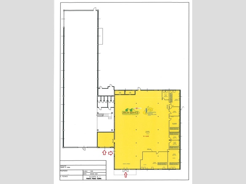 Capannone in Affitto a Parma, 3'500€, 800 m²