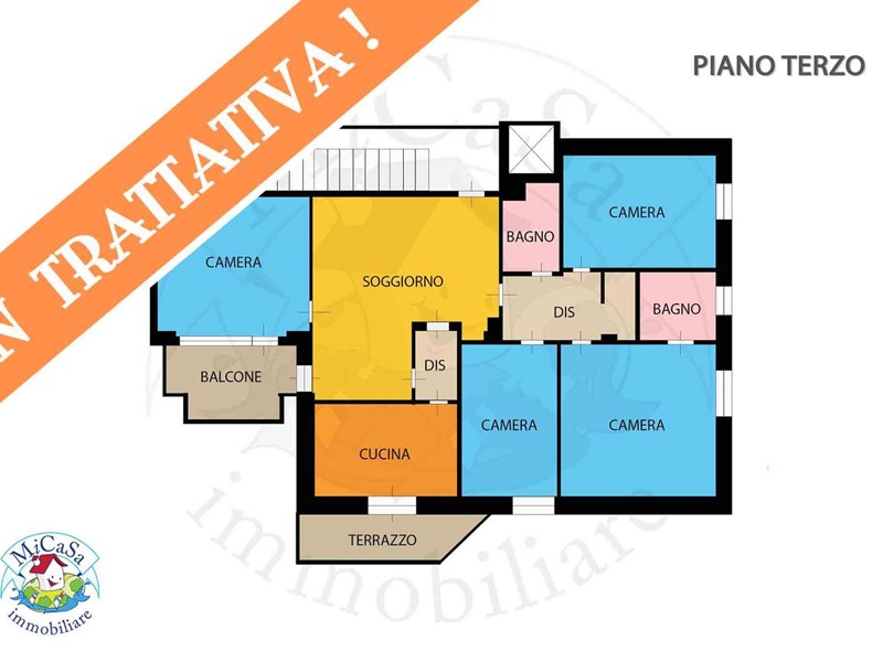Appartamento in Vendita a Pisa, 210'000€, 120 m²