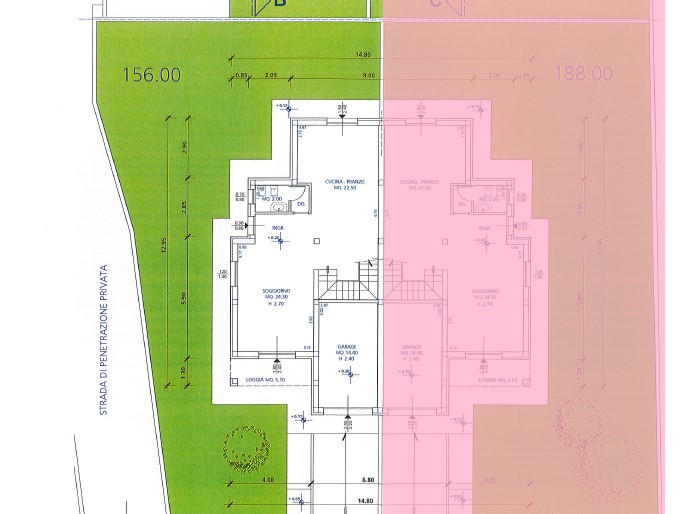 Villa bifamiliare in Vendita a San Miniato, zona Scala, 433'000€, 145 m², con Box