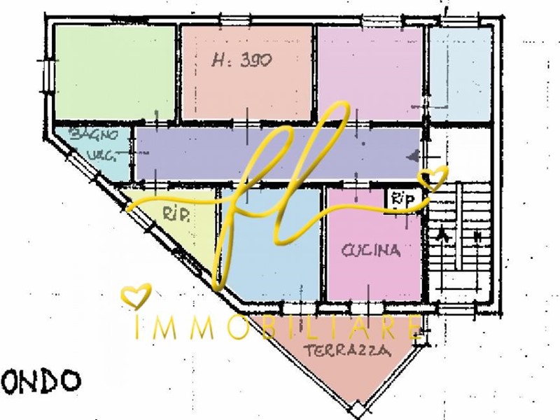 Appartamento in Vendita a Livorno, 175'000€, 140 m²