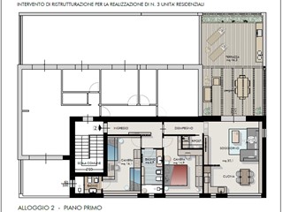 Trilocale in Vendita a Cascina, 295'000€, 95 m²