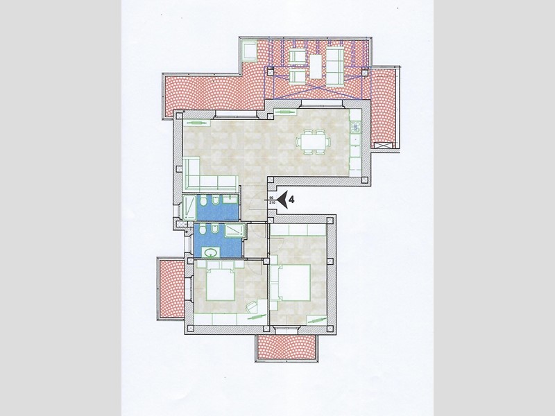 Appartamento in Vendita a Carrara, zona Marina di Carrara, 395'000€, 128 m²