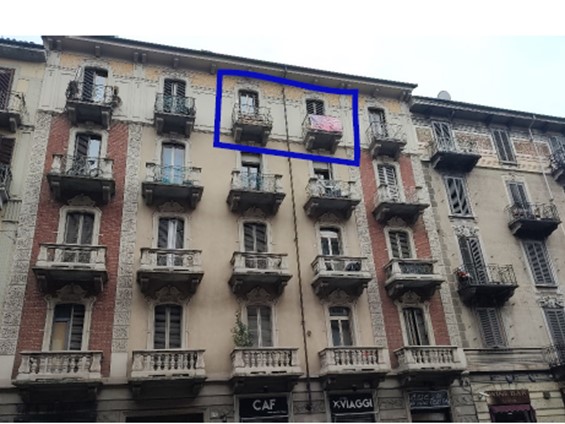 Trilocale in Vendita a Torino, 34'125€, 61 m²