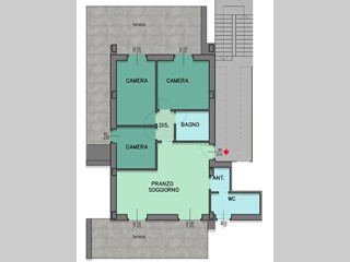 Appartamento in Vendita a Altidona, 315'100€, 94 m², con Box