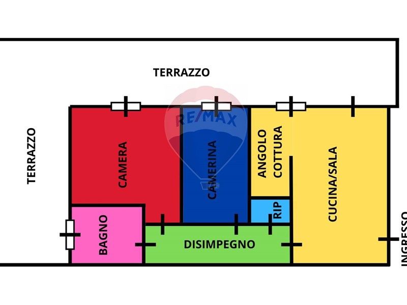 Trilocale in Vendita a Cecina, 175'000€, 70 m²