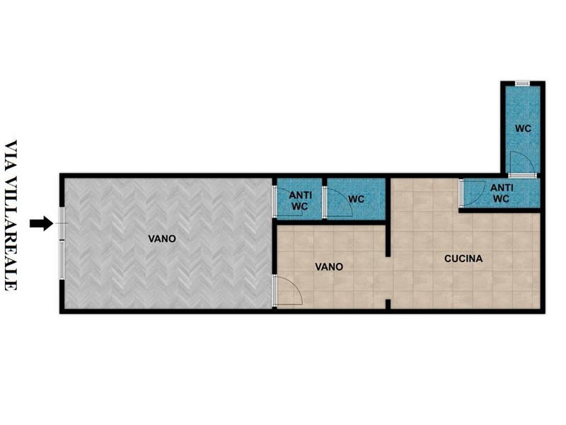 Attività commerciale in Vendita a Palermo, 25'000€, 45 m²