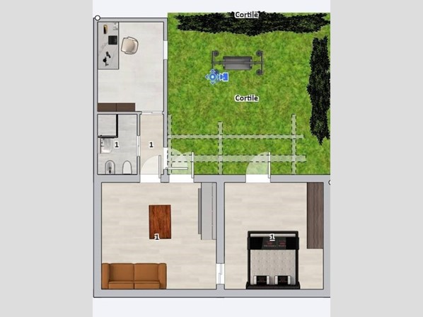 Trilocale in Vendita a Pontedera, 155'000€, 69 m²