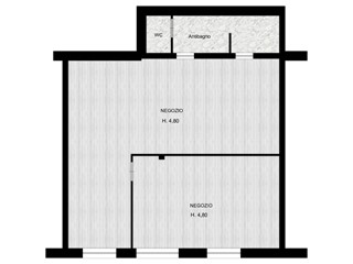 Negozio in Affitto a Genova, 650€, 98 m²