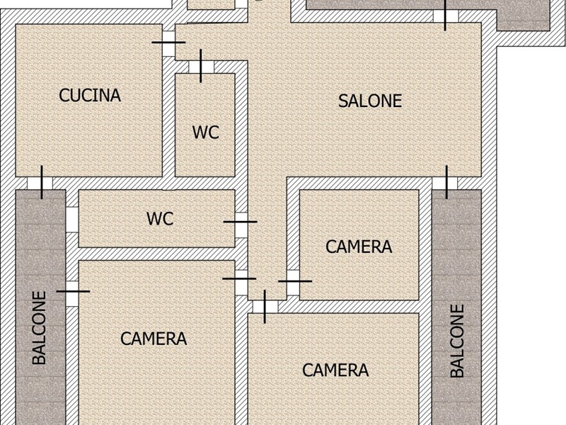 Quadrilocale in Vendita a Casamassima, 138'000€, 121 m²
