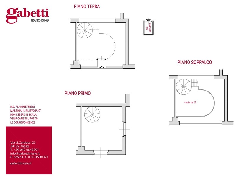 Negozio in Affitto a Trieste, 1'390€, 51 m²