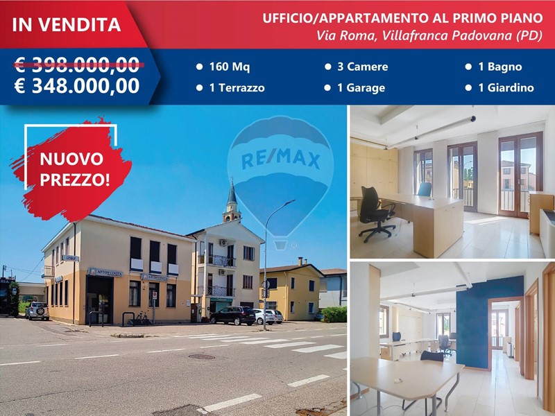 Ufficio in Vendita a Villafranca Padovana, 348'000€, 160 m²