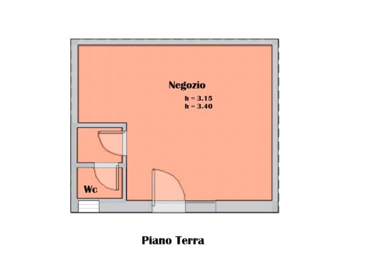 Immobile commerciale in Vendita a Porto San Giorgio, 75'000€, 28 m²