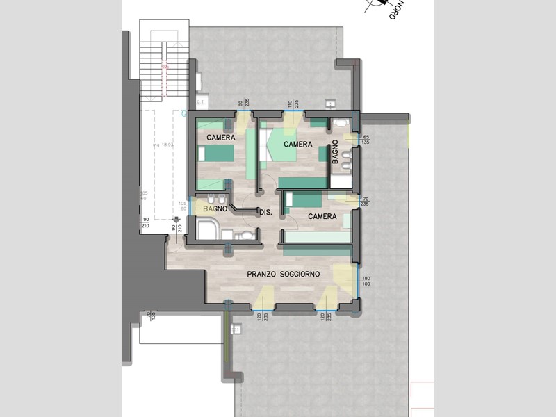 Appartamento in Vendita a Altidona, 400'000€, 100 m², con Box