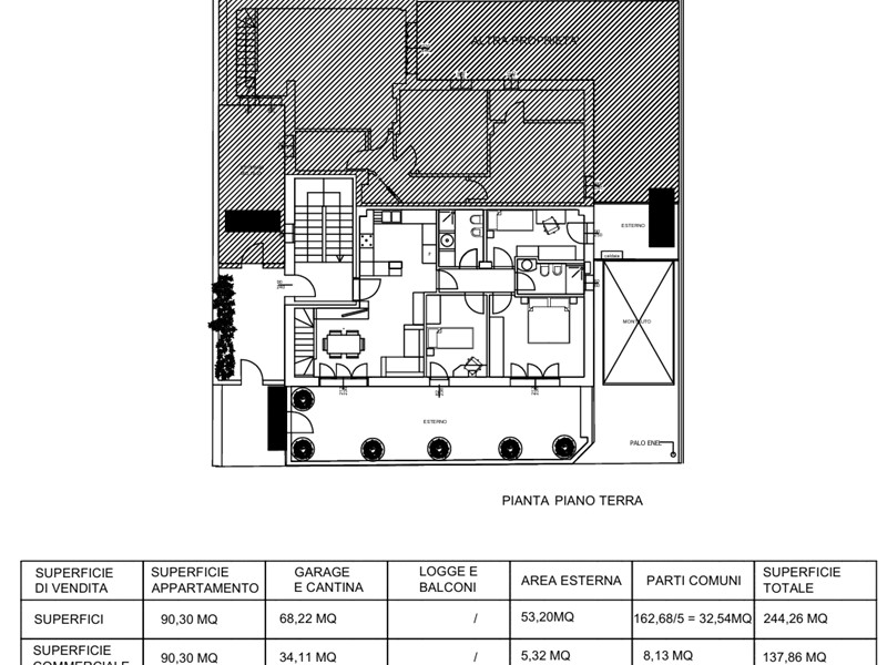 Appartamento in Vendita a Verucchio, zona VILLA VERUCCHIO, 355'000€, 138 m², con Box