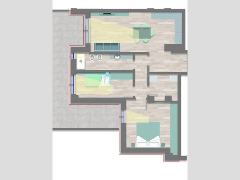 Trilocale in Vendita a Porto San Giorgio, 393'000&euro;, 81 m²