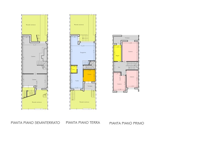 Villetta a schiera in Vendita a Viareggio, zona Campo Aviazione, 280'000€, 146 m², arredato