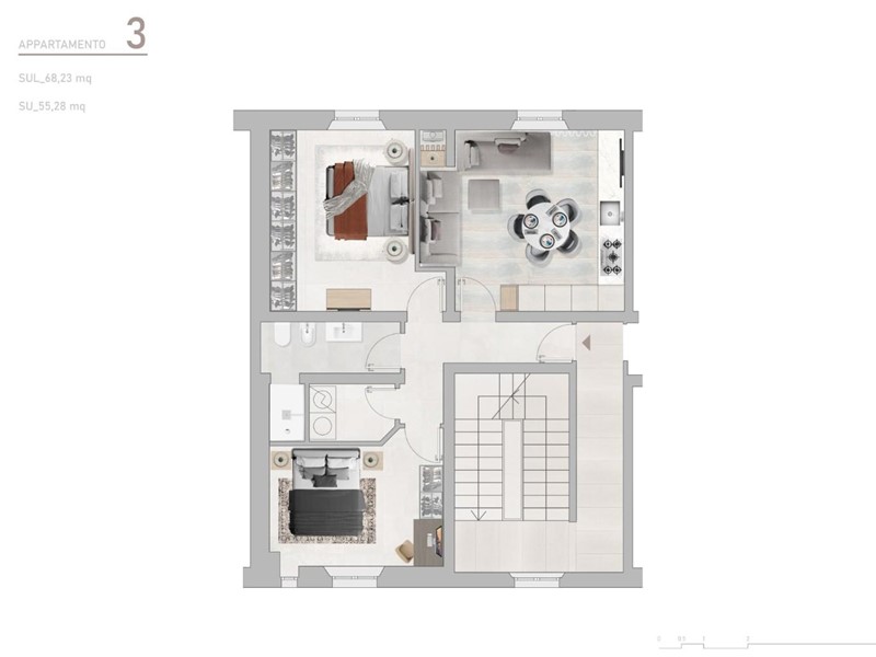 Quadrilocale in Vendita a Poggibonsi, 160'000€, 68 m², con Box