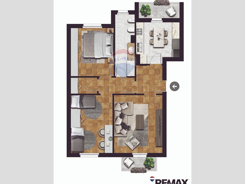 Trilocale in Vendita a Milano, 252'000€, 92 m²