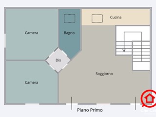 Trilocale in Vendita a San Mauro Pascoli, 165'000€, 80 m²