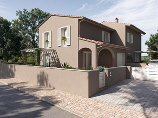 Villa bifamiliare in Vendita a Pontedera, 480'000€, 145 m², con Box