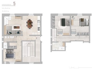 Attico in Vendita a Poggibonsi, 300'000€, 124 m², con Box